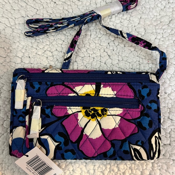 💐VERA BRADLEY Crossbody WALLET 💜💖African Violet NWT— Regular $54 - Picture 2 of 5